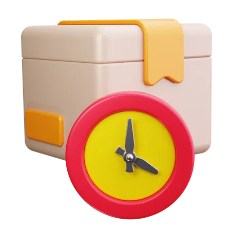 Delivery Time  3D Icon