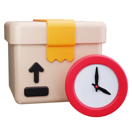 Delivery Time  3D Icon