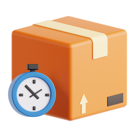 Delivery Time  3D Icon