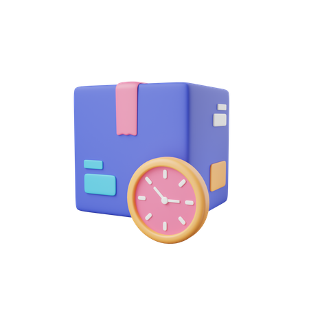 Delivery Time  3D Icon