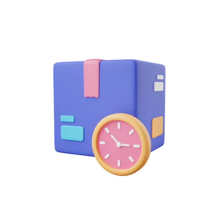 Delivery Time  3D Icon