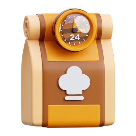 Delivery time  3D Icon