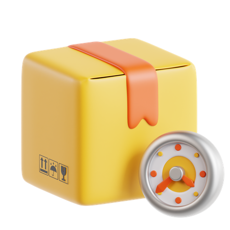 Delivery Time  3D Icon