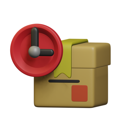 Delivery Time  3D Icon