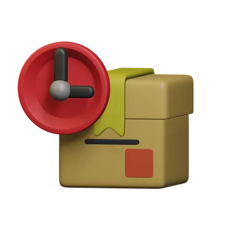 Delivery Time  3D Icon