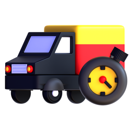 Delivery Time  3D Icon