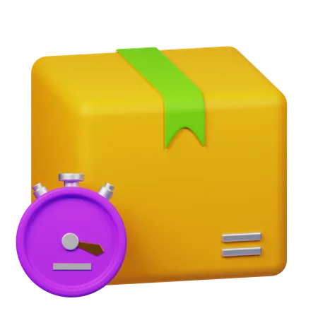 Delivery Time  3D Icon