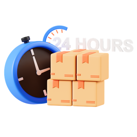 Delivery Time  3D Icon