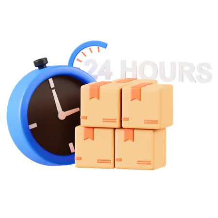 Delivery Time  3D Icon