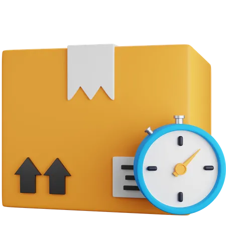 Delivery Time  3D Icon