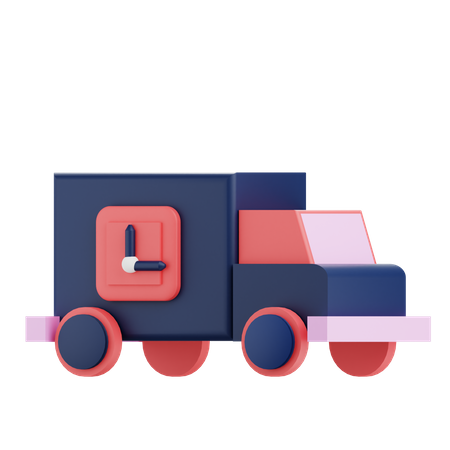 Delivery Time  3D Icon