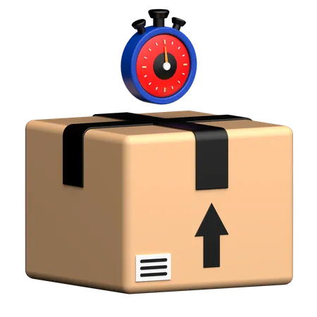 Delivery Time  3D Icon