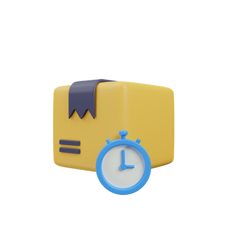 Delivery Time  3D Icon