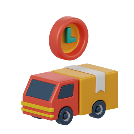 Delivery Time  3D Icon