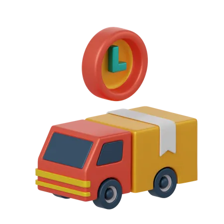 Delivery Time  3D Icon