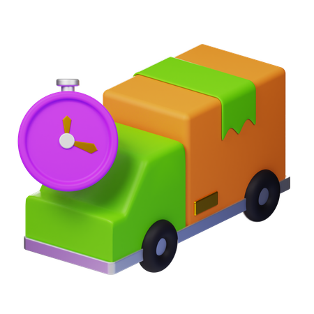 Delivery Time  3D Icon