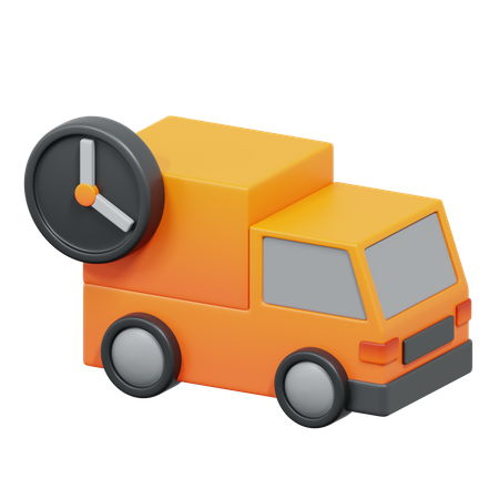 Delivery Time  3D Icon