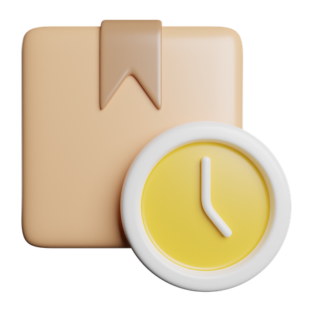 Delivery Time  3D Icon