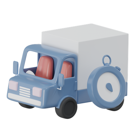 Delivery Time  3D Icon