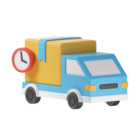 Delivery Time  3D Icon