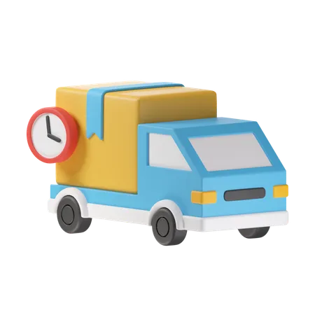 Delivery Time  3D Icon