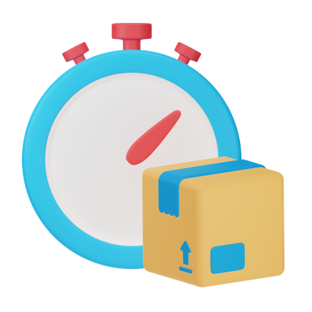 Delivery Time  3D Icon