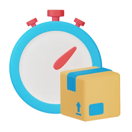 Delivery Time  3D Icon