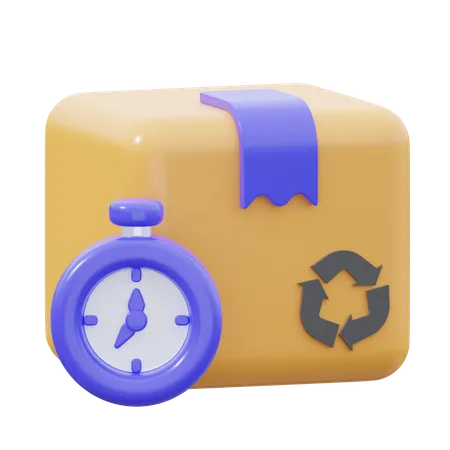 Delivery Time  3D Icon