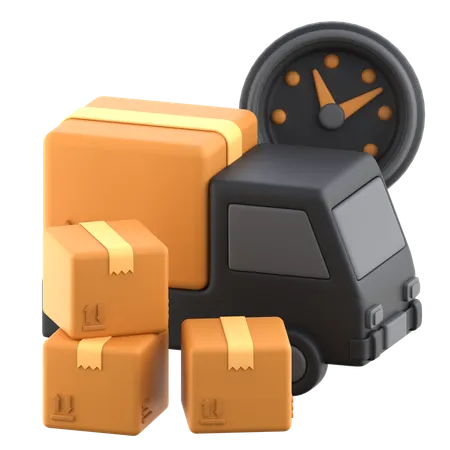 Delivery Time  3D Icon