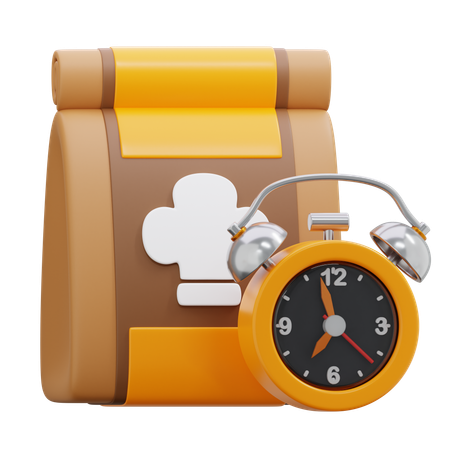 Delivery time  3D Icon