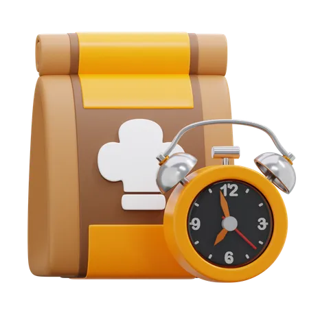 Delivery time  3D Icon