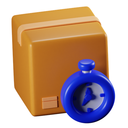 Delivery Time  3D Icon