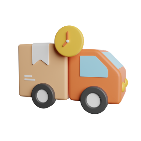 Delivery Time  3D Icon