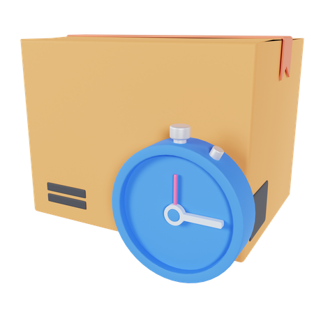Delivery Time  3D Icon
