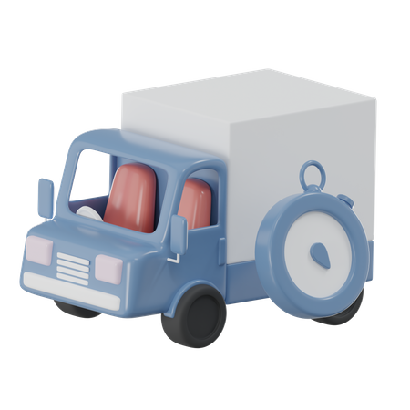 Delivery Time  3D Icon