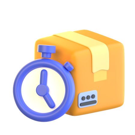 Delivery Time  3D Icon