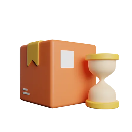 Delivery Time Shipment 3D Icon