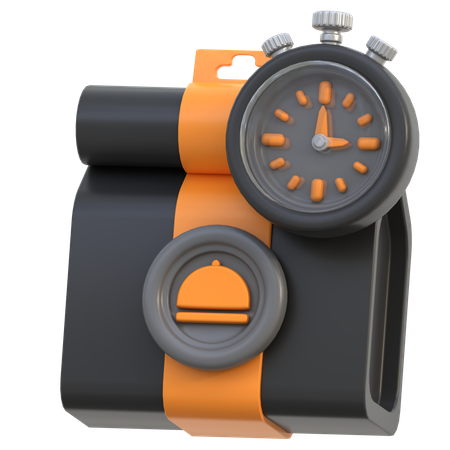 Delivery Time Estimate  3D Icon