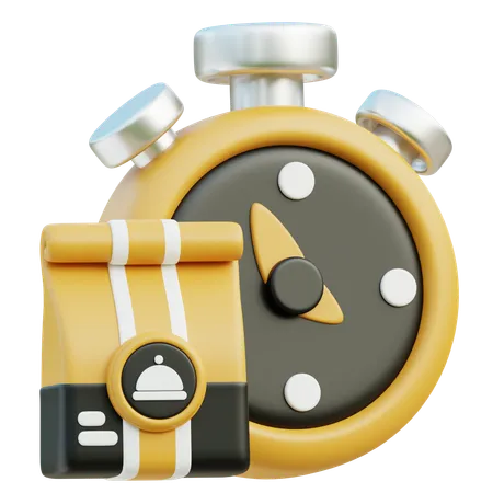 Delivery Time Estimate  3D Icon