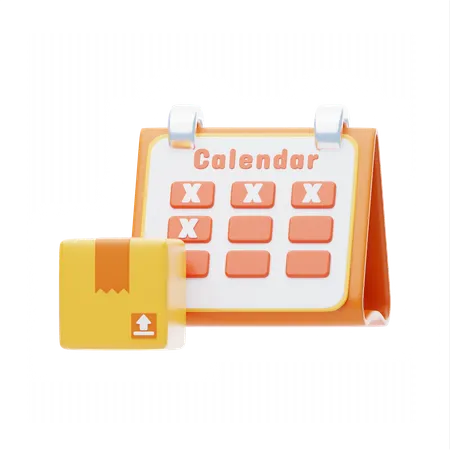 Delivery Timetable  3D Icon