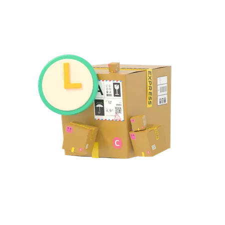 Delivery Timing  3D Illustration