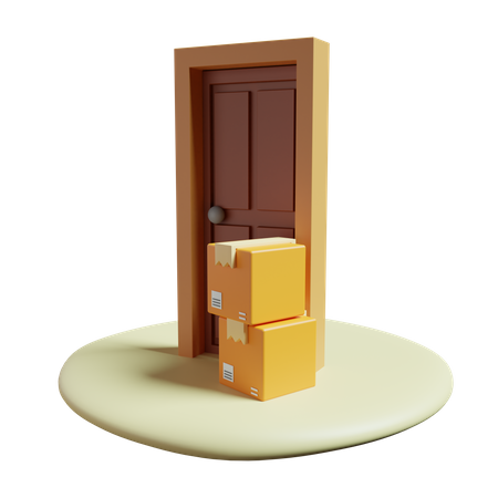 Delivery To Door  3D Icon