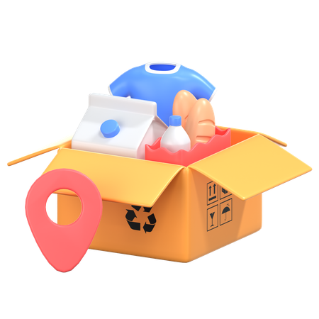 배송 추적  3D Icon
