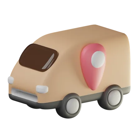 Delivery Tracking  3D Icon