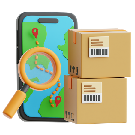 Delivery Tracking  3D Icon