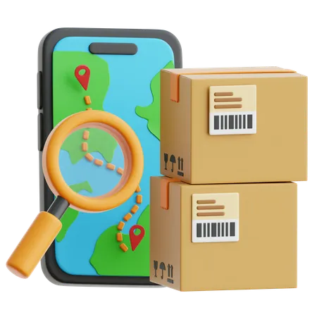 Delivery Tracking  3D Icon