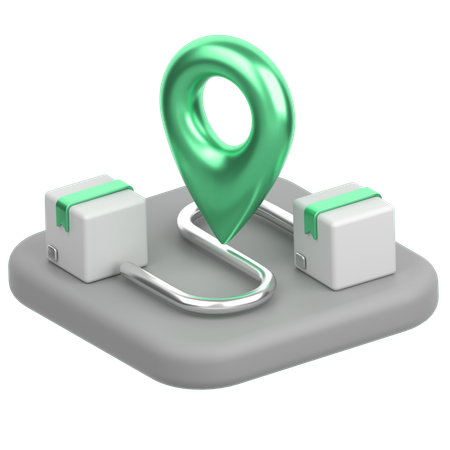 Delivery Tracking  3D Icon
