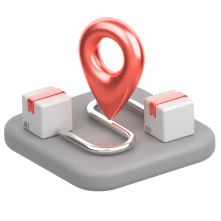 Delivery Tracking  3D Icon