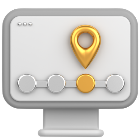 Delivery Tracking  3D Icon