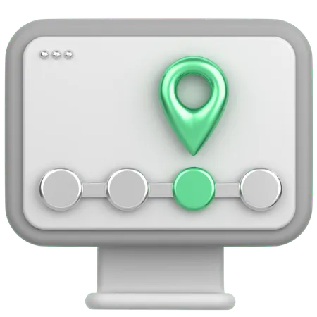 Delivery Tracking  3D Icon